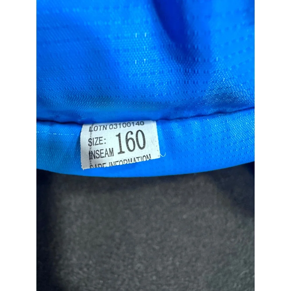 Camel Puffer Jacket Insulated Hooded Blue Grey Kids Size 160‎ Winter Coat